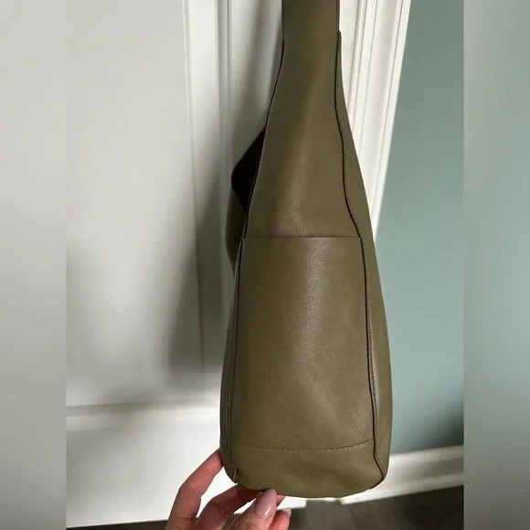 Madewell Oversized Shopper Bag Tote Olive Army Green